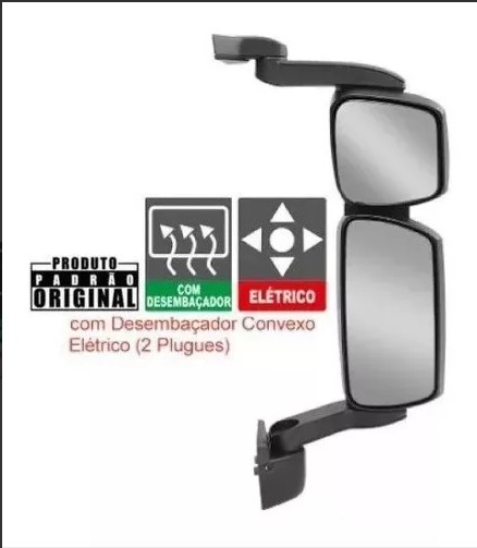 Espelho Retrovisor Convexo Iveco Stralis C/d Elétrico Ld