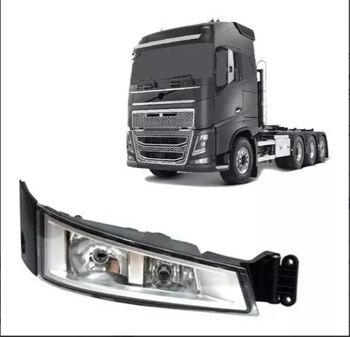 Farol Auxiliar Foco Duplo Volvo Fh16 2015/2018 Lado Esquerdo